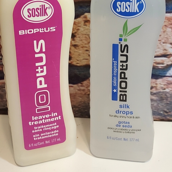 sosilk Bioplus Silk Drops + 10 Plus Leave In Treatment 6 FL oz - Picture 2 of 2